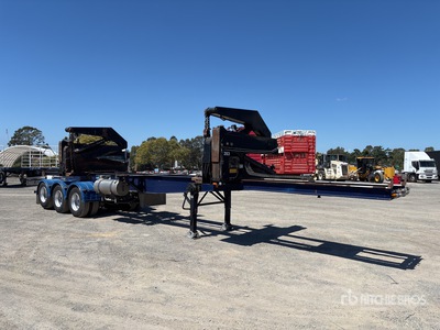 2014 Krueger 13.4 m Tri/A Side Loading Container Trailer