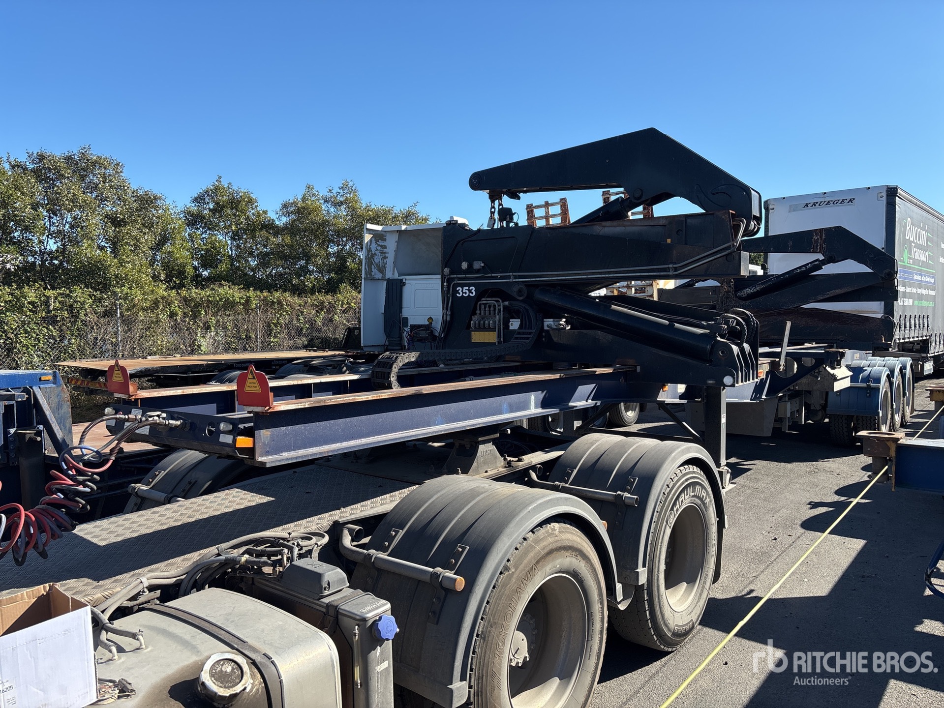 2014 Krueger Side Loading Container Trailer
