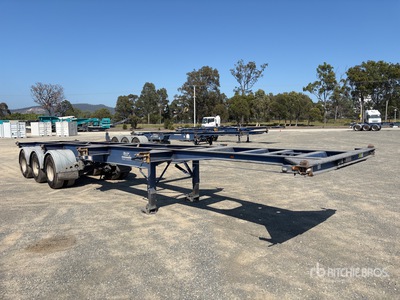2014 Vawdrey 12.1 m Tri/A Container Trailer