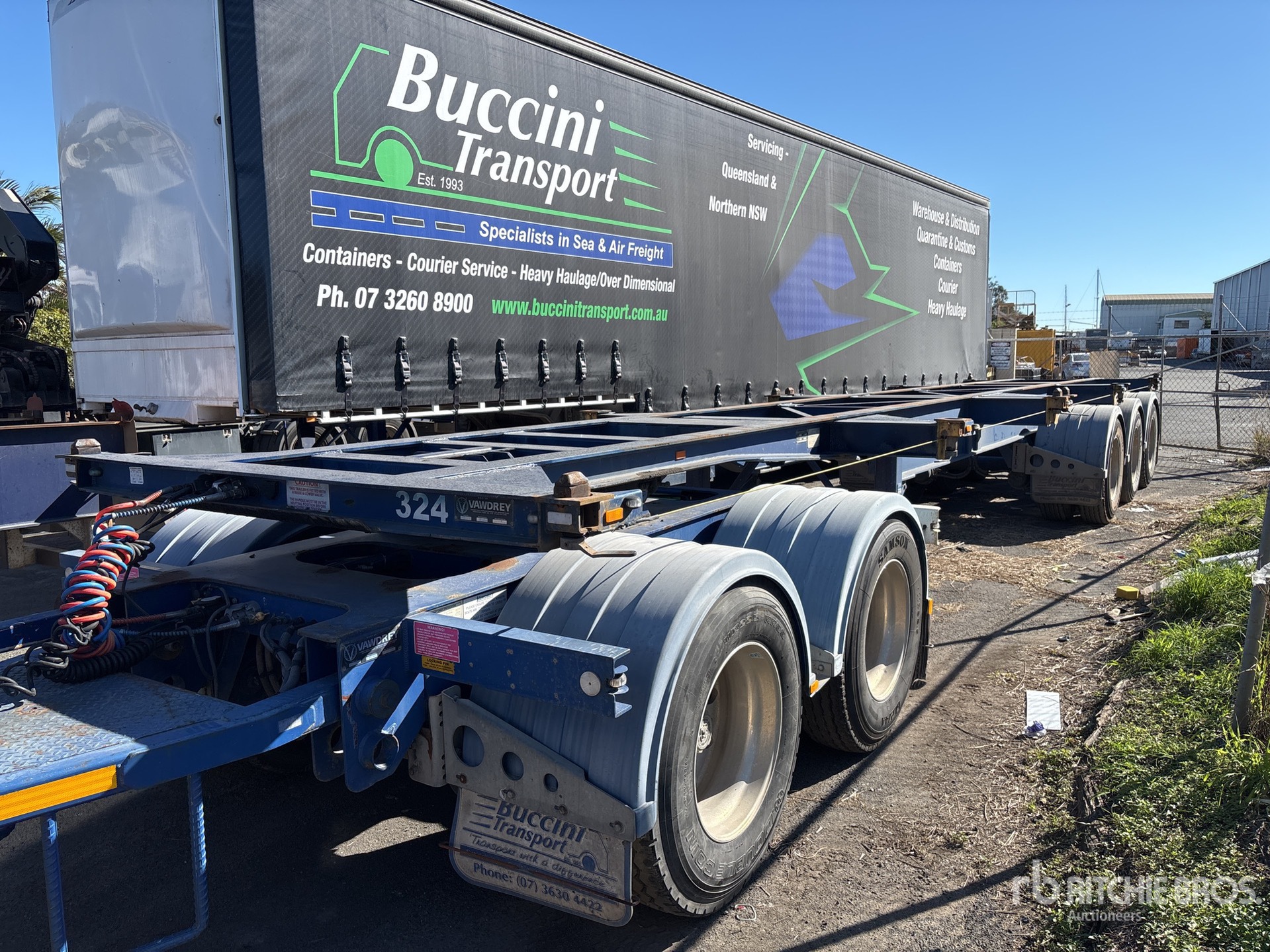 2014 Vawdrey Container Trailer