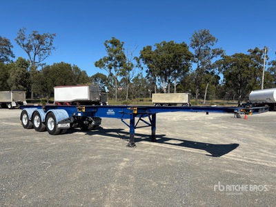 2014 Vawdrey 12.2 m Tri/A Container Trailer