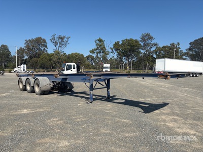 2016 Vawdrey 12.1 m Tri/A Remolque Portacontenedores