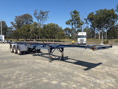 2014 Krueger 12.2 m Tri/A Remolque Portacontenedores