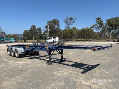 2015 Krueger 12.1 m Tri/A Remolque Portacontenedores