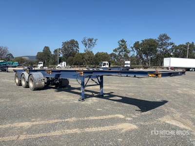 2016 Vawdrey 12.1 m Tri/A Remolque Portacontenedores
