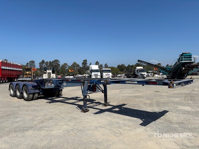 2007 CIMC 12.2 m Tri/A B-Double Lead Remorque conteneur