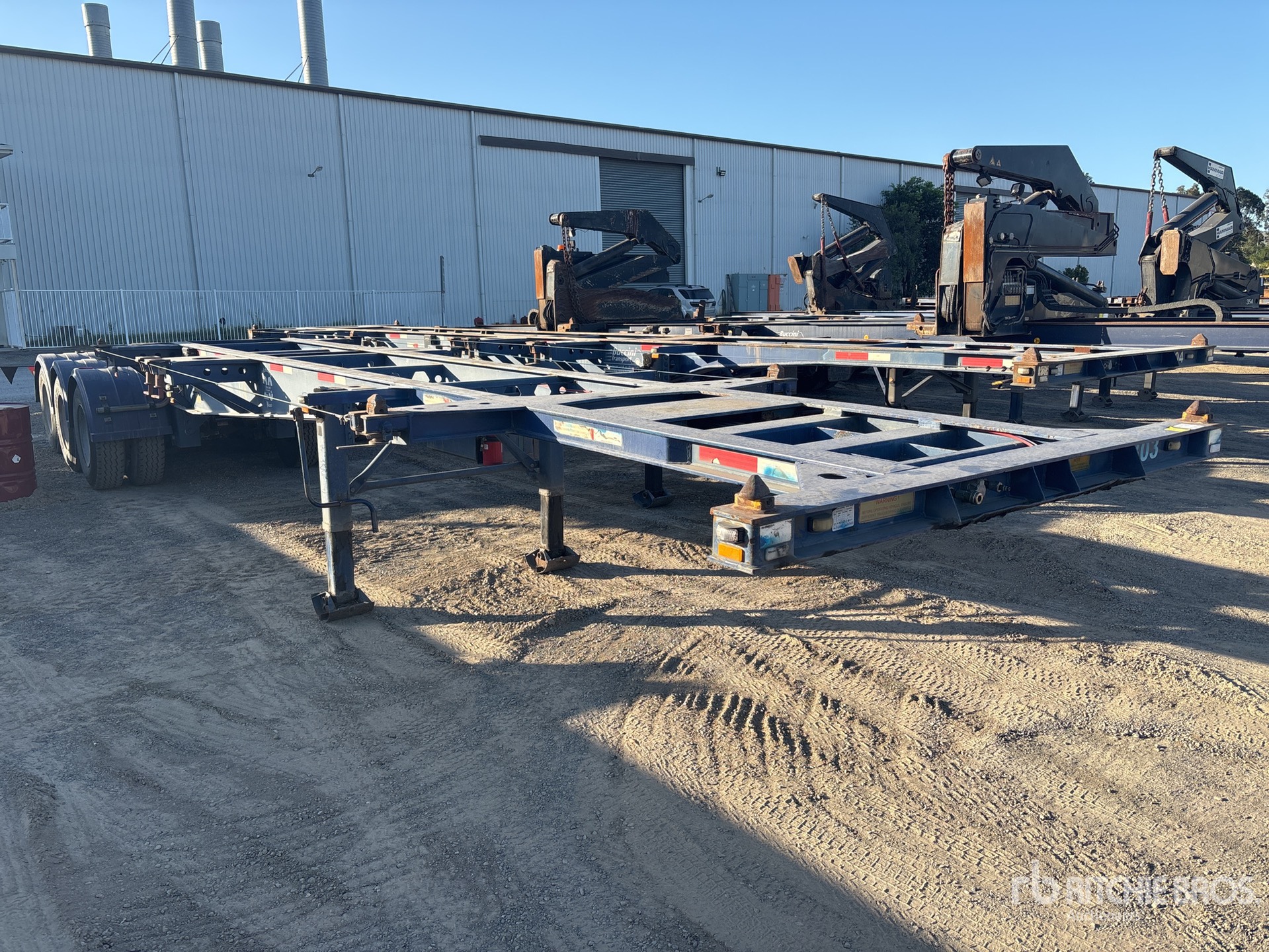 2007 CIMC Tri/A B-Double Lead Container Trailer