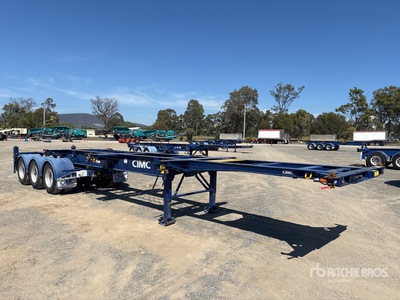 2023 CIMC 12.2 m Tri/A Retractable Containerchassis