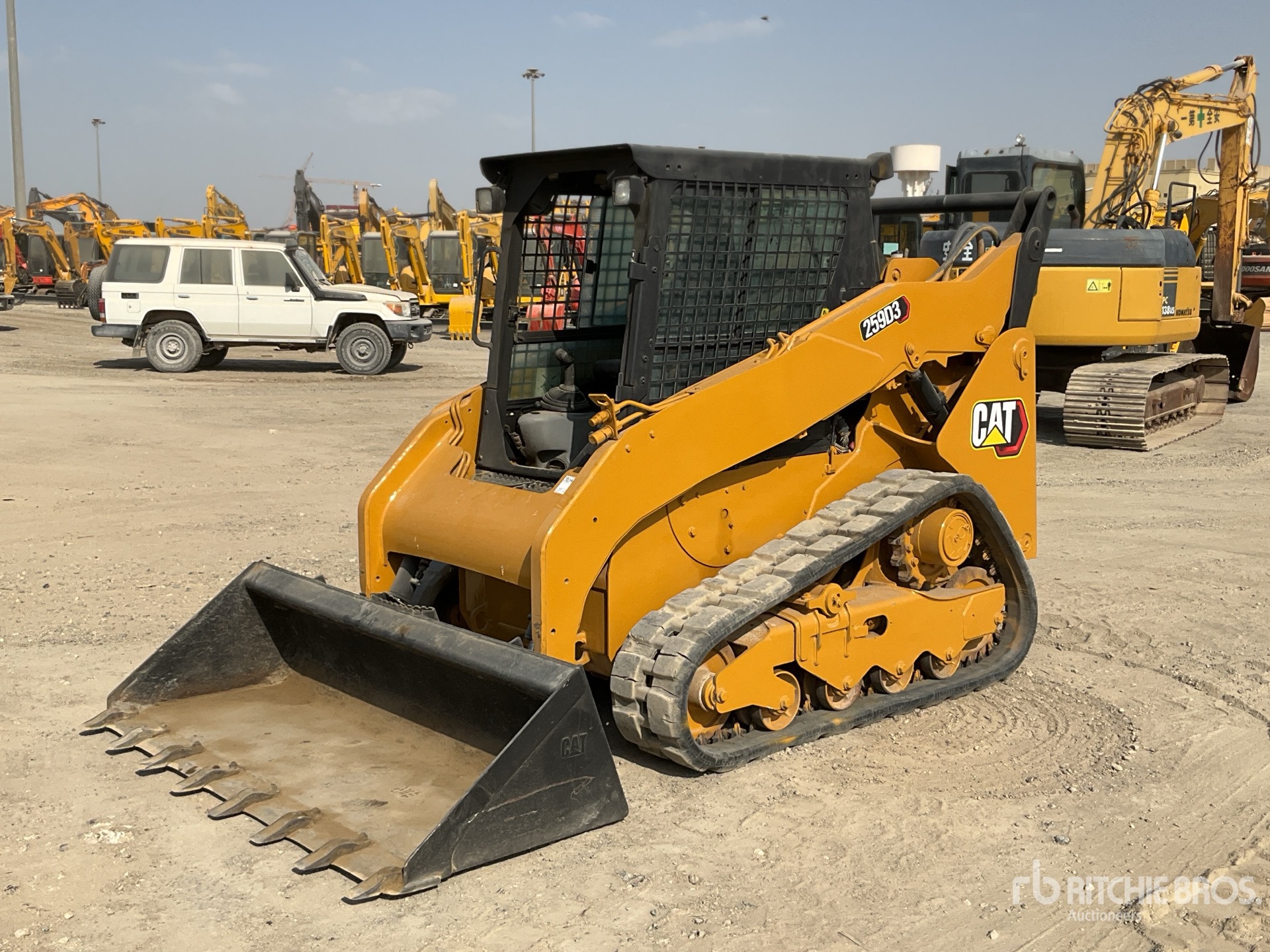 2011 Cat 259B3 Chargeuse sur rails compacte
