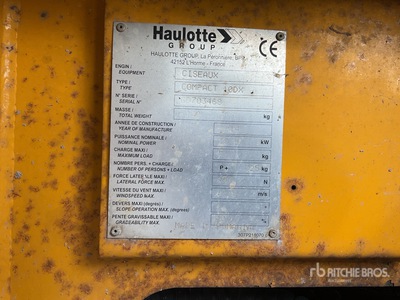 2014 Haulotte COMPACT 10DX Scissor Lift