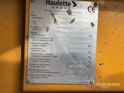 2014 Haulotte COMPACT 12DX Scissor Lift