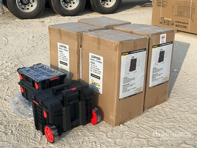 Quantity of (5) LEAP LT31MMSS 3 in 1 Modular Mobile Storage System Tool Box (Unused)