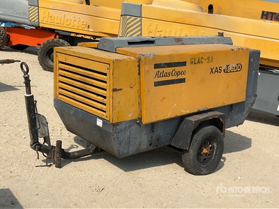 Atlas Copco XAS186 Mobile Air Compressor (Inoperable)