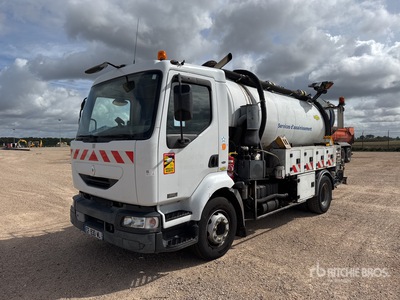 2005 Rivard Cleanfos 16T on 2005 Renault Midlum 220 dCi 4x2 شاحنة شفط و حفر (Inoperable)