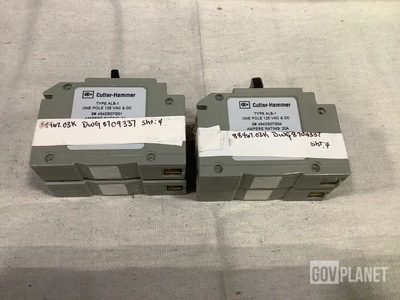 (23) Assorted Cutler-Hammer Molded Case Circuit Breakers