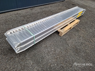 Quantity of (2) 2025 C.L.M 125.35 Aluminium Loading Ramps (Unused)
