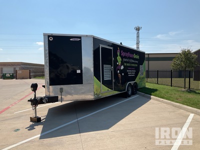 2023 Alcom 24 ft  T/A Enclosed Trailer