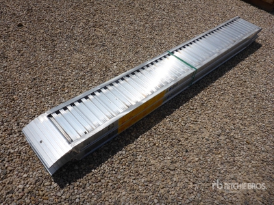 Quantity of (2) 2025 C.L.M 85.25 Aluminium Loading Ramps (Unused)