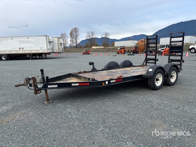 2018 Miska 6X14UT 14 ft T/A Remolque Portamaquinaria