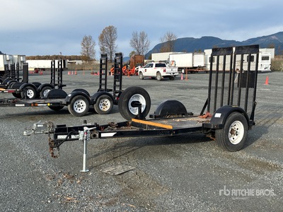 2018 Miska 4X7UT 7 ft S/A Remolque Portamaquinaria