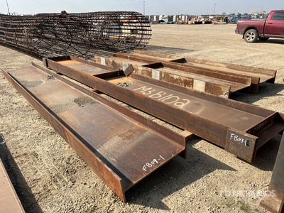 Quantity of (2) 21 ft Bridge Girders Varios. Industrial