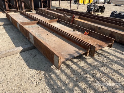 Quantity of (2) 18 ft Bridge Girders Varios. Industrial
