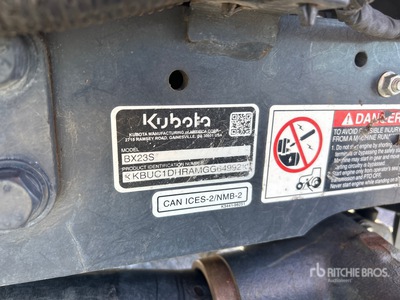 2021 Kubota BX23SLBR Ciągnik użytkowy