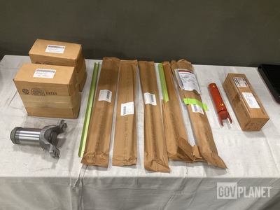 (3) Propeller Shafts, (6) Channels, (2) Cylinder Assemblies & Assorted Items