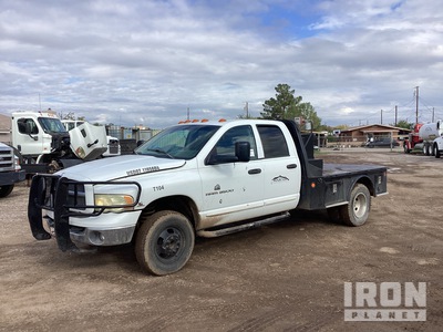 2003 Dodge Ram 3500 4x4 Crew Cab Camion à Plateau