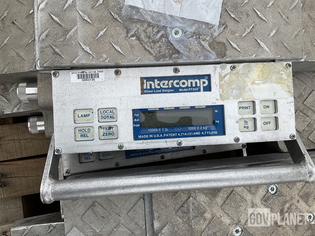 Intercomp Load Cell Surplus (8) Intercomp PT300 Wheel Load Scales in Colorado Springs ...