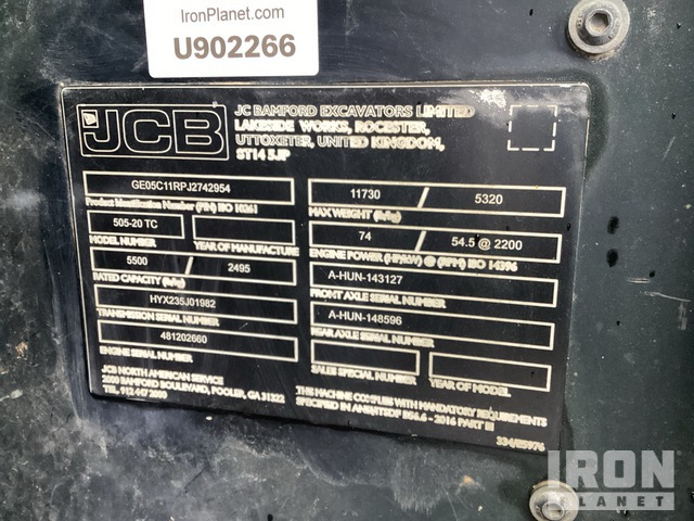 MANIPULADOR 2018 JCB