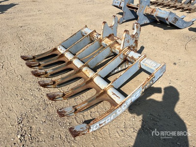 68 in Excavator Rake
