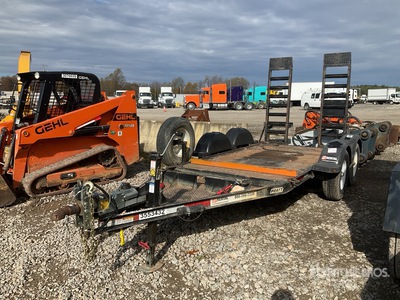 2022 Pratt CP0510 5195 lb 10 ft T/A Equipment Trailer