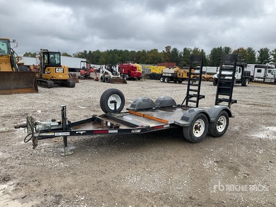 2018 Pratt CP0510 14 ft T/A Equipment Trailer