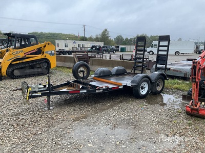 2018 Pratt CP0510 14 ft T/A Equipment Trailer