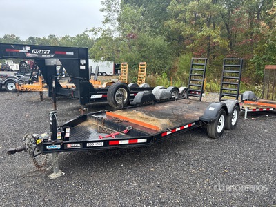 2020 MMDI 614SLTD 7376 lb 14 ft T/A Remolque Portamaquinaria