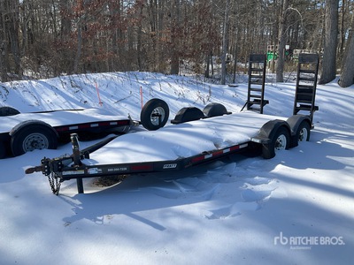 2019 Pratt CP0614 14 ft T/A Remorque pour équipement