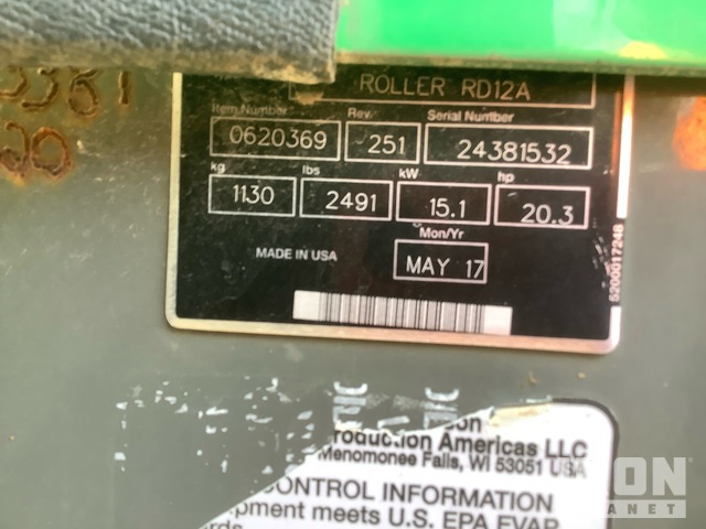 COMPACTADOR 2017 WACKER NEUSON RD12A