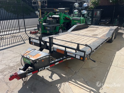 2016 P.J Trailer 24' TILT 24 ft T/A Tilt Deck Trailer