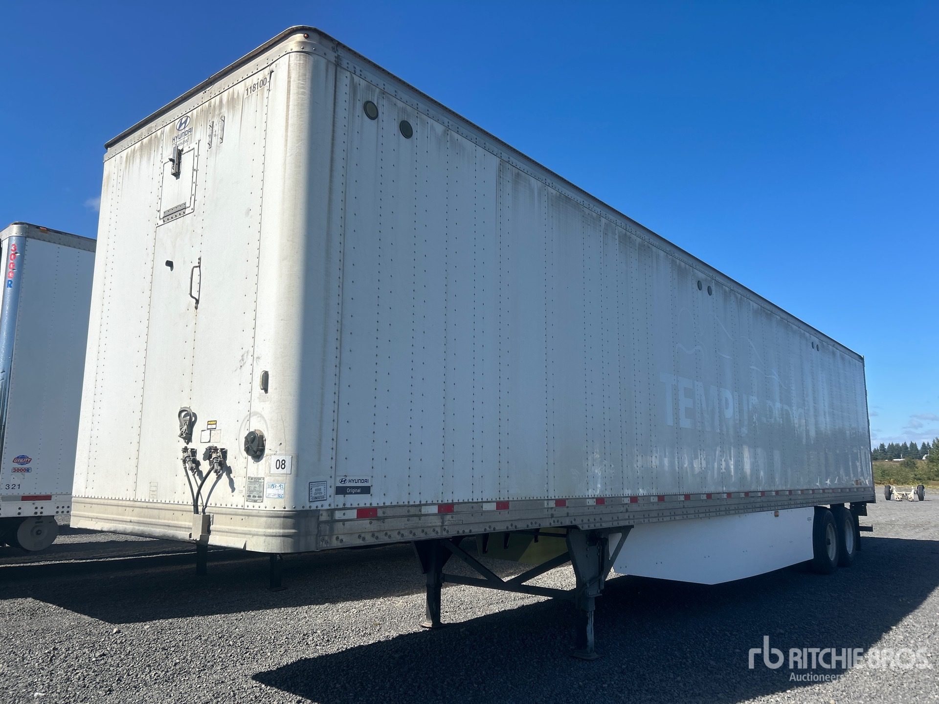 2015 Hyundai 48 ft x 102 in T/A Remorque fourgon