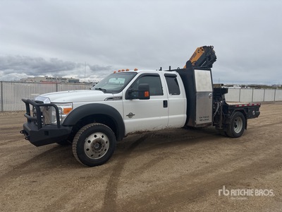 COPMA _78 Knuckle Boom on 2015 Ford F-550 4x4 Extended Cab Boom Truck