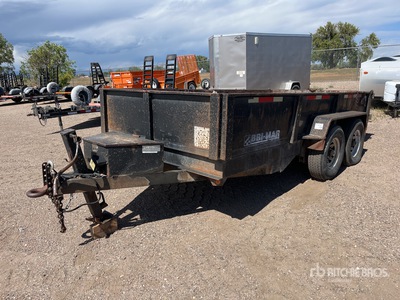 2002 BRMI 14 ft T/A Dump Utility Trailer