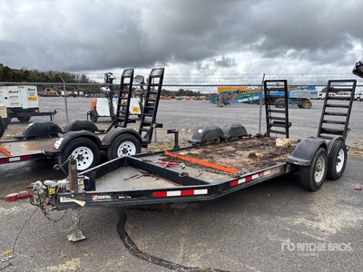2019 MMDI 614SLTD 14 ft T/A Equipment Trailer