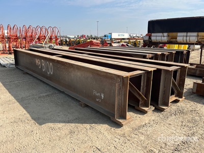Quantity of (2) 25 ft Double Box Girder