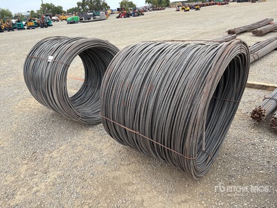 Quantity of (2) 1/2 A706 Rebar Rolls