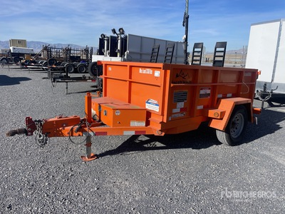 2018 Snake River DMP58 7 ft 9 in S/A Dump Utility Trailer