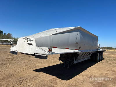 1988 Beall Tri/A Aluminum Belly Dump Trailer