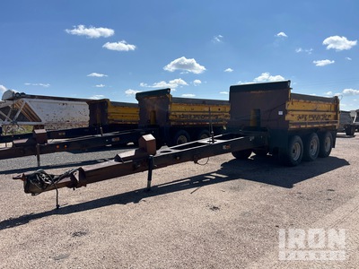 1991 Peerless 15 ft 4 in Tri/A Drawbar Hinterkipper