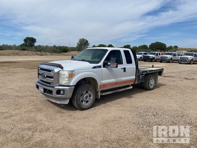 2012 Ford F-250 XLT 4x4 Extended Cab Flatbed Truck