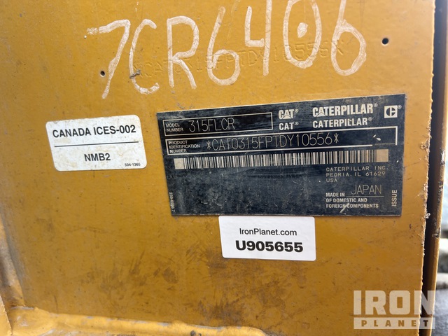 EXCAVADORA 2017 CATERPILLAR 315